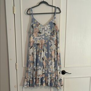Torrid Floral Sleeveless Dress